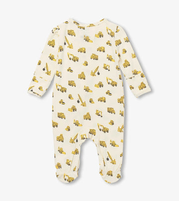 Hatley Baby Boys Under Construction Footed Sleeper
